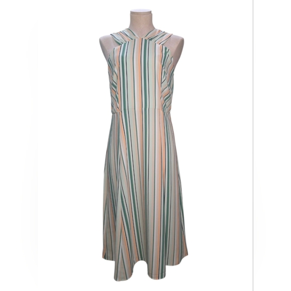 Ann Taylor Striped Sleeveless Dress - Picture 4 of 5